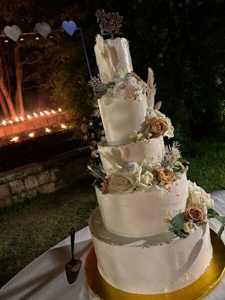 torta nunziale catering paterno