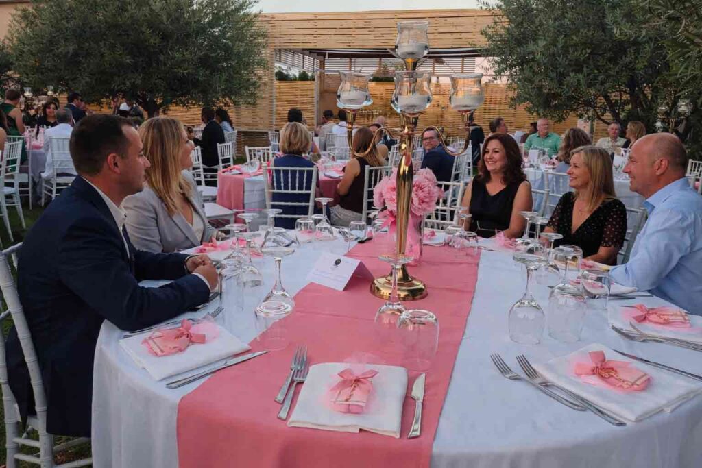 Catering compleanno sala esterna